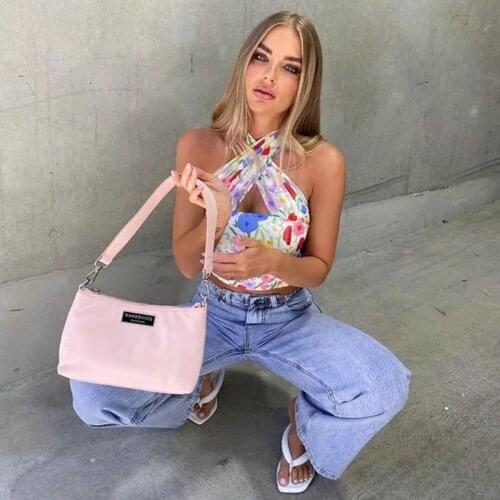 2021 Summer Women Floral Print Halter Neck Crop Top Female Casual Off Shoulder Backless Sexy Mesh Beach Sleeveless Tank Tops