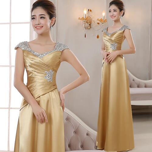 Ms. Dress 2020 New Style Party Dresses Women Host Long Costume Slim Elegant Chorus Dress