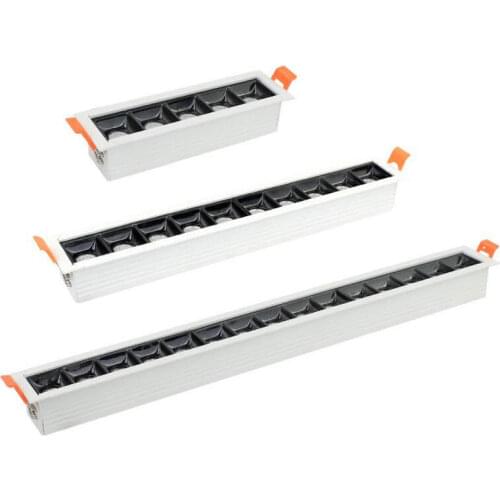 10W 20W 30W LED Track Light AC110-220V LED Rail Lamps Recessed Spotlight Ceiling Lamp Indoor Lighting