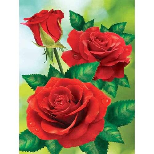 Diamond Embroidery Full Round Flower 5D Diy Diamond Mosaic Flower Kit Diamond Painting Cross Stitch Rhinestone Diamond Art