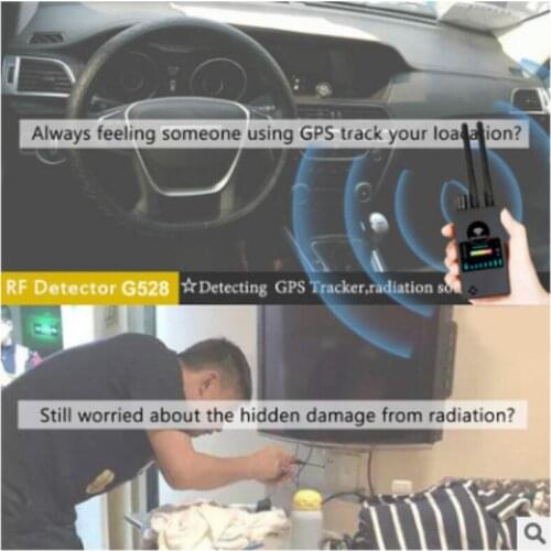 New Wireless RF Signal Detector Bug Anti-Spy Detector Camera GSM Audio Finder Scan Tracker Equipment Anti Candid Camera Detector