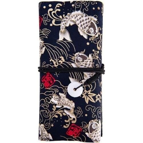 Case Portable Fold String Trousse 12 Brushes Set Bag Makeup Professional Cosmetic