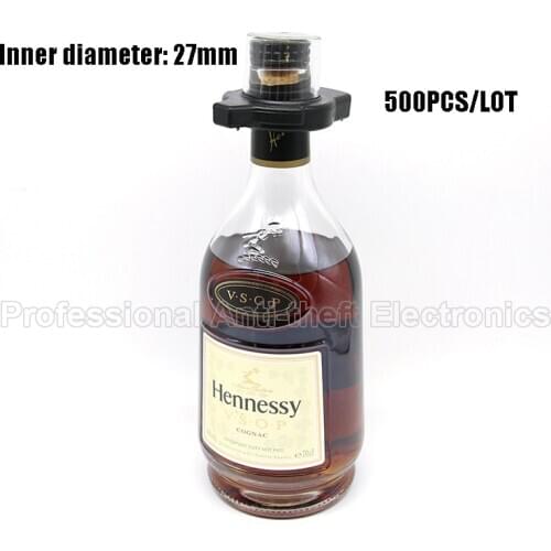 EAS AM RF bottle wine security tag transparent bottle wine cap free shipping 500pcs