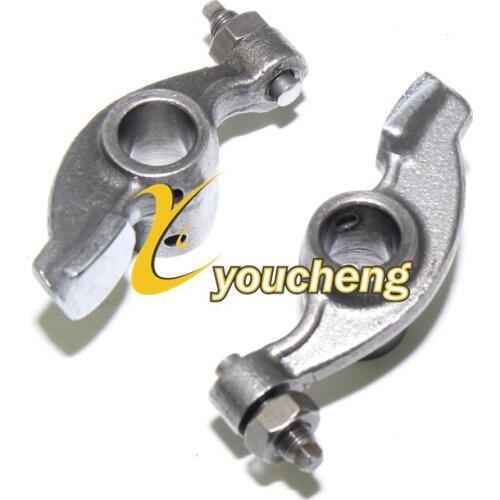 Valve Rocker Arms GY6 50cc Scooter Moped ATV Cylinder Head 139QMB 139QMA Engine 64mm or 69mm Engine Break Repair YB-GY650