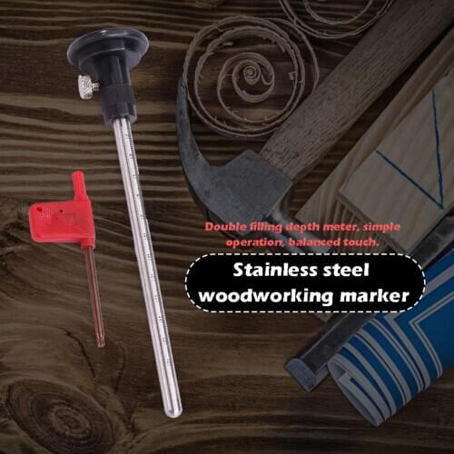 Wheel Marking Gauge Scriber Tool 160mm Woodworking Marking Gauge For Quick Measurement Of Wood Processing