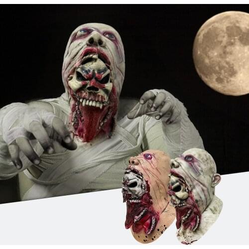 Halloween Mask Terror Scary Cosplay Costume Average Size For Adults 2021 Creative Funny Unisex Adults Scary mascaras halloween