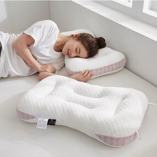2021spa partition massage pillow core pure cotton pillow neck care home pillow core pure cotton pillow core sleep on ones side