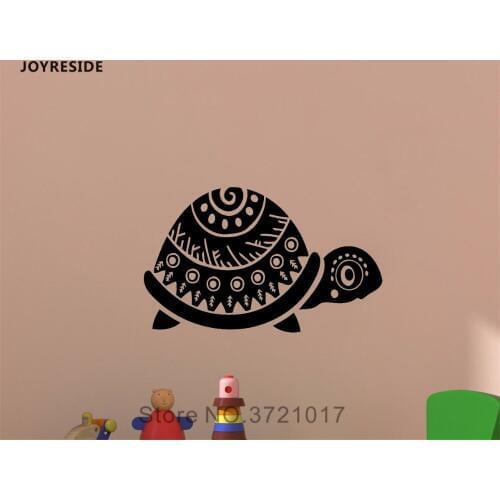 JOYRESIDE Sea Turtle Wall Animals Decal Vinyl Sticker Decor Home Design Art Bedroom Living Room Bathroom Interior Murals A287