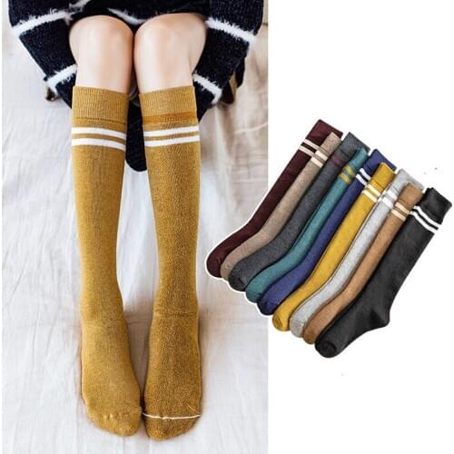 2020 Thick Warm Socks Winter Women Long Stocking Warm Thigh High Socks Ladies Girls wool Over Knee Socks Winter Thermal Soft