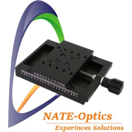 NT114TM50L Precision Manual Translation Table Experimental Dovetail Auxiliary Rail/X-axis Screw Moving Scale Sliding Table