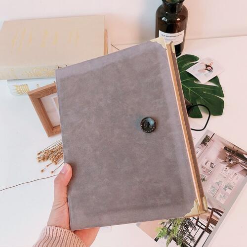 Deer skin Cover High quality 6 inch 200 sheets of plastic inserted album large capacity album Scrapbooking Home Decoration
