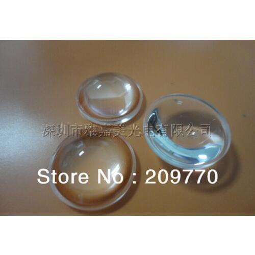 Wholesale-Plastic PC lens 22.5MM optical Plano-convex lens ,1W 3W 5W Reflection LED Lenses