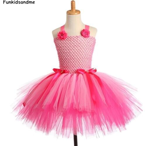 Girls Lol Tutu Dress Flowers Cute Doll Girl Birthday Party Dress Halloween Christmas Child Girl Cosplay Costume Kids Lol Clothes