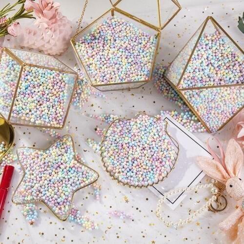 10/30g Multicolor Mini Foam Ball Small Tiny Foam Beads Polystyrene Styrofoam Filler Balls DIY Kids Toy Pillow Gift Box Filler