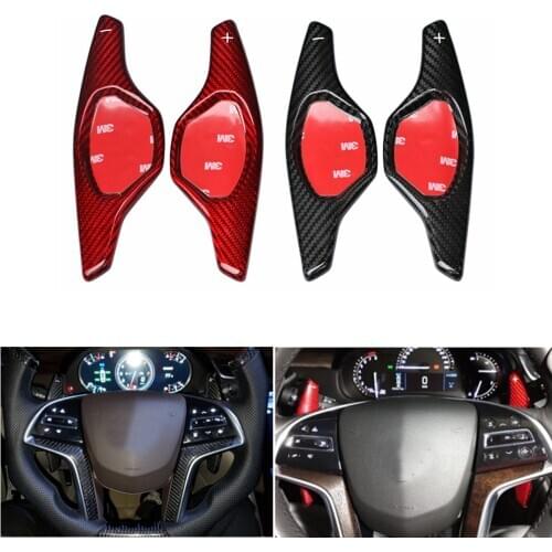 Steering Wheel Paddle Shifter For Cadillac XT5 XTS CT6 2013-2018 ATSL CTS Carbon Fiber
