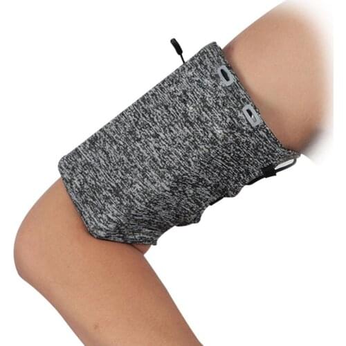 Sports Running Armband Bag with Elastic Cord Yoga Training Pouch Universal for iphone Huawei Samsung 6.5" Mobile Phone Arm Bag