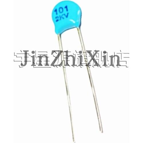 2000V Directly insert high - voltage porcelain capacitor 2KV 101K/221K/471K/681K/102M 10% 20% (20PCS)