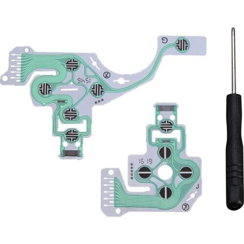 Game Remote Controller Button Conductive Flex Cable Film for PS4 Repair Parts