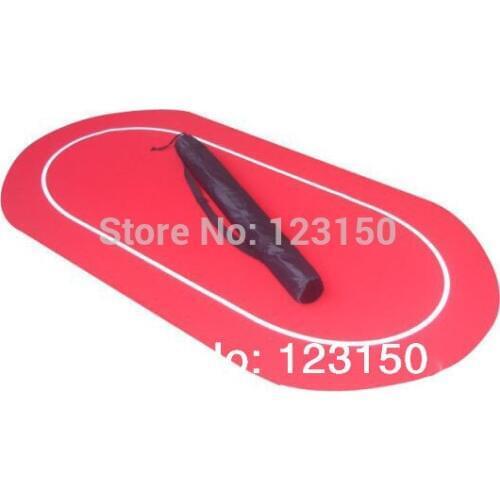 ZB-040 Texas Holdem Rubber Pad, red 90*180cm, Thickness 2.5mm, Free Shipping