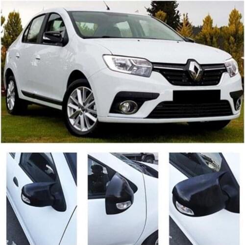 For Renault Symbol 3 Batman Mirror Cover Piano Black 2013 and Later A + Quality Modified Design Accessory