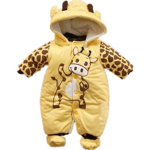 Winter Girl Hat Jumpsuit Shoes Set Newborn Outerwea Layette Down Clothing Boy Coat Parkas Baby Clothes Snowsuit Costume Suit