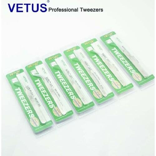 Wholesale 10pcs Professional Stainless Tweezers for Eyelash Extension Tool Eyebrow Tweezer