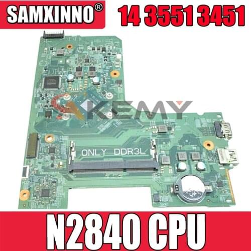 100% new for dell inspiron 14 3551 3451 motherboard with celeron N2840 CPU 0H9V44 CN-0H9V44 H9V44 14214-1 mainboard working good