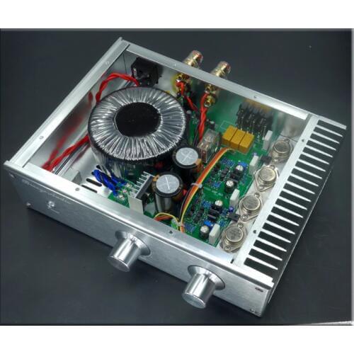 2*120 High quality aluminum alloy Amplifer Match impedance 4-16ohms20-150W speakers HDAM amplifier amp pure 2-way home audio amp
