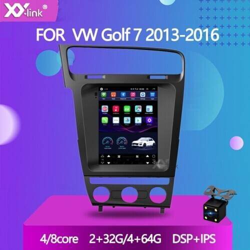 9.7 inch tesla style touch screen 4G+64G Android 10.0 car DVD multimedia player for golf 7 2013-2016 car radio GPS navigation