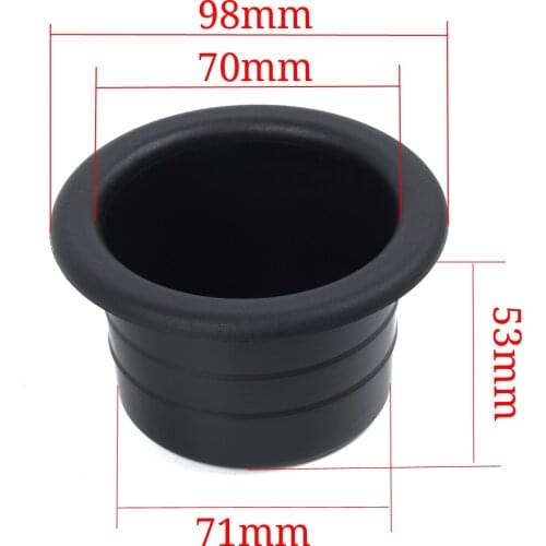 Water Car Cup Holder Drinks RV Black Interior Replacement Accessory Parts Seat Trailer