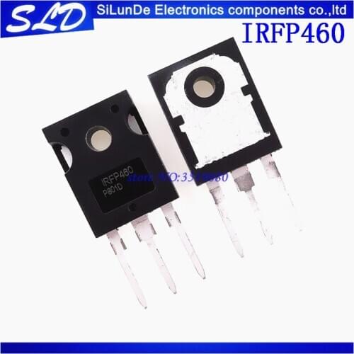 Free Shipping 50pcs/lot IRFP460 500V 20A IRFP460PBF TO-247 new and original in stock
