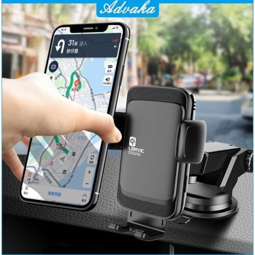 Wireless Car Chargerwp WP15 Auto Pinch With Intelligent Infrared Sensor Fast Charging Car Phone Holder