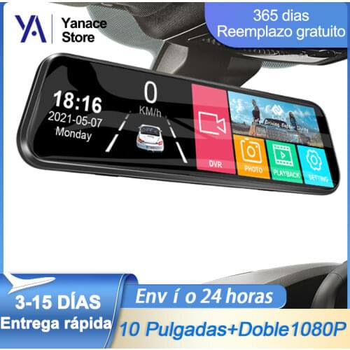 Dropshipping 7 Inch Touch Cars Dash Cams Full HD 1080P DVR Dual Lens Dash Camera Auto DVR Dash Camera
