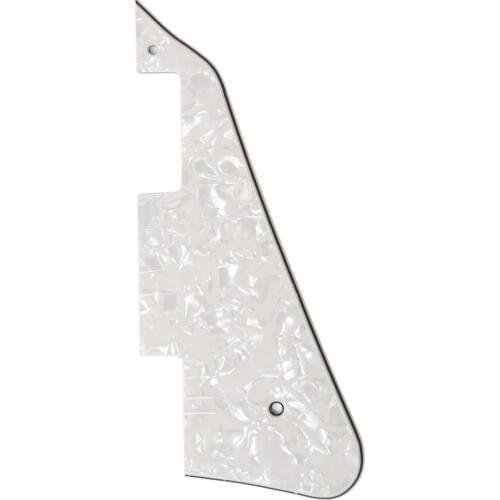 Musiclily Electric Guitar Pickguard for Gibson Les Paul Modern Style, 4Ply Parchment Pearl