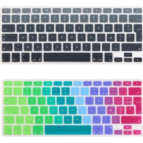 French France EURO Enter keyboard Cover for MacBook Air 13 inch A1466 A1369