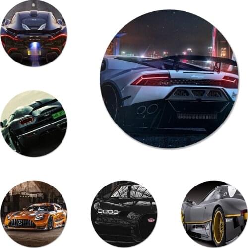Cool Super car supercar Icons Pins Badge Decoration Brooches Metal Badges For Backpack Decoration