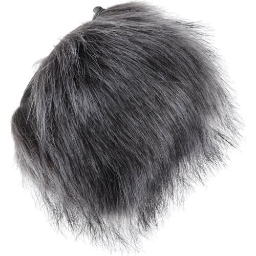 Interview Microphone Cover Windscreen Furry MIC Windshield Muff Cover 10x9cm