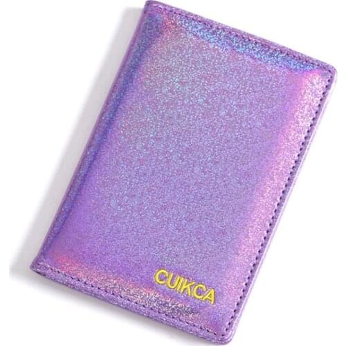 Fashion Women Men Passport Cover Pu Leather Laser Style Travel ID Credit Card Passport Holder Packet Wallet Purse Bags Pouch