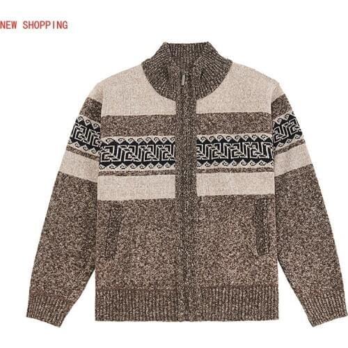 Knitted Sweater Men Autumn Winter Cardigan Sweater Coats Male Thick Wool Mens Sweater Jackets Casual Knitwear Plus Size L-3XL