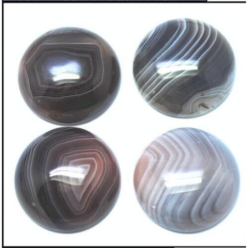 Natural boswana agatee stone cabochons coin shape size 8mm 10mm 12mm 14mm 16mm 18mm 20mm