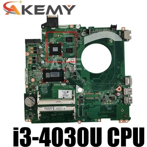 NEW Laptop motherboard For HP Pavillion 15-P 15.6' SR1EN i3-4030U Mainboard DAY11AMB6E0 N15S-GM-S-A2 Y11A
