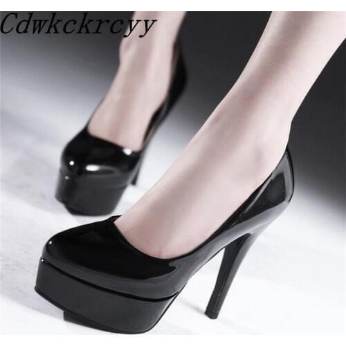Spring and Autumn New pattern fashion Round head temperament High-heeled Women Shoes Simplicity Comfortable banquet Women Shoes