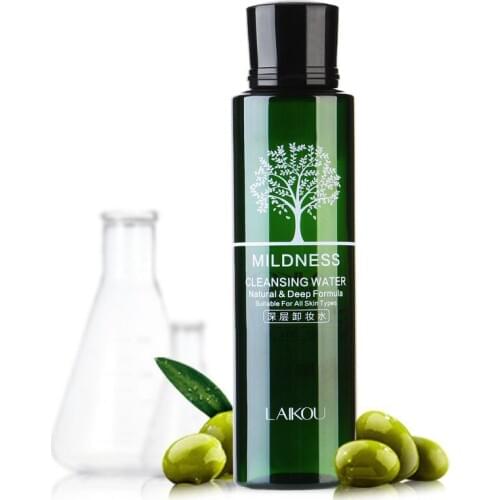 100 ML olive make up remover with gentle lip and eye cleansing, degreasing and pore cleansing