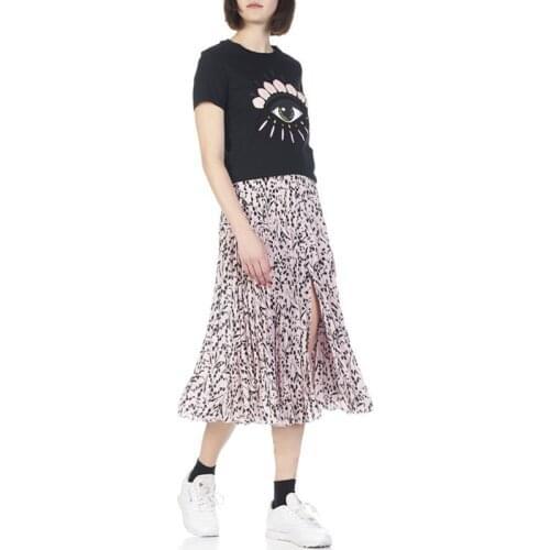 Patads French womens M spring summer sweet print skirt javina