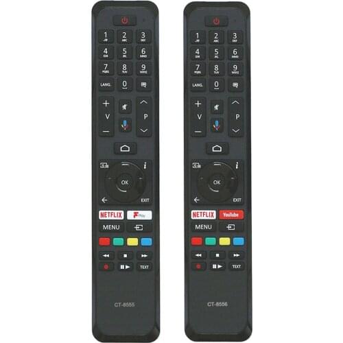 New Voice Remote Control For TOSHIBA Smart TV CT-8555 RC43161 For 58UA2B63DB, CT-8556 RC43160 For LT43VA6955 LT55XX