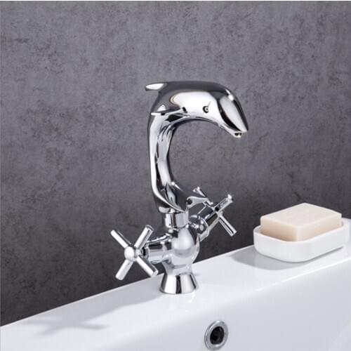 Luxury Brass Basin Sink Faucet Bathroom Single Hole Centerset Basin Mixer Tap Chrome