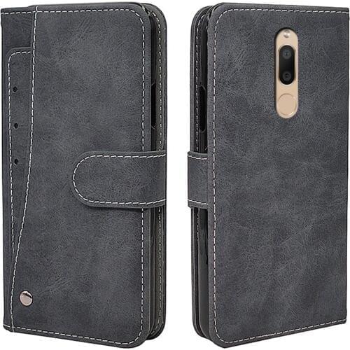 Luxury Vintage Case For Meizu M6T Case Flip Leather Silicone Wallet Cover For Meizu M6T funda TPU With Card Holder