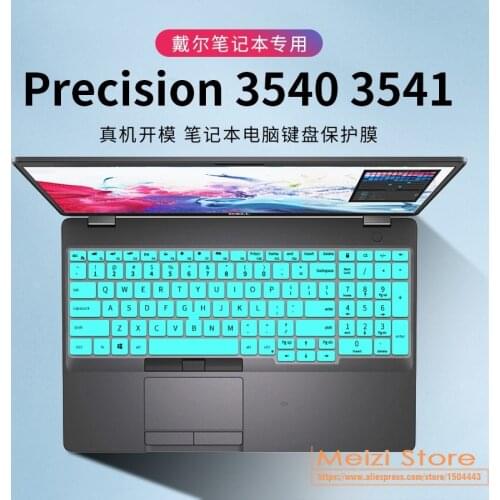For Dell Latitude 15.6 Inch 5501 5500 5000 Dell Precision 3541 3540 15.6" with Point Silicone Keyboard Cover skin Protector