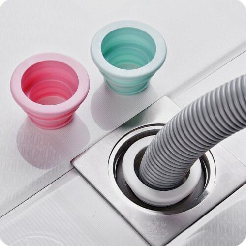 Drain Deodorant Abrasion Resistant Sewer Sealing Plug Household Washing Machine Extension Hose Drainage Wash 1 pcs Random
