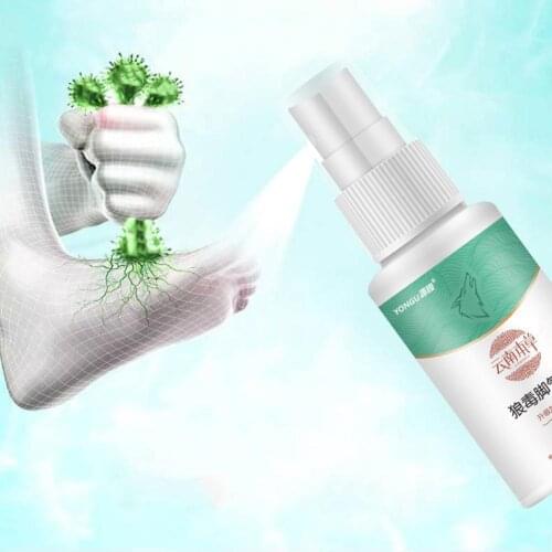 Feet Care Spray Foot Herbal Spray Foot Treatment Spray Bacteriostatic Plant Herb Foot Spray Antibacterial Deodorant Fresh